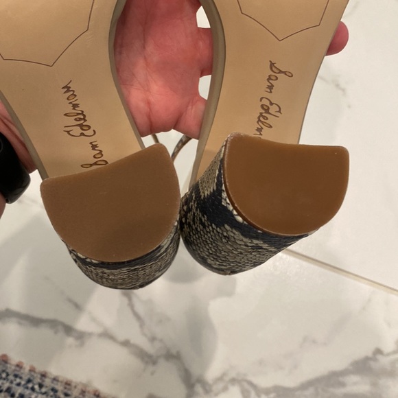Sam Edelman python block heels - Picture 8 of 9